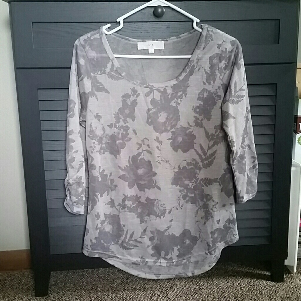 EUC floral print top